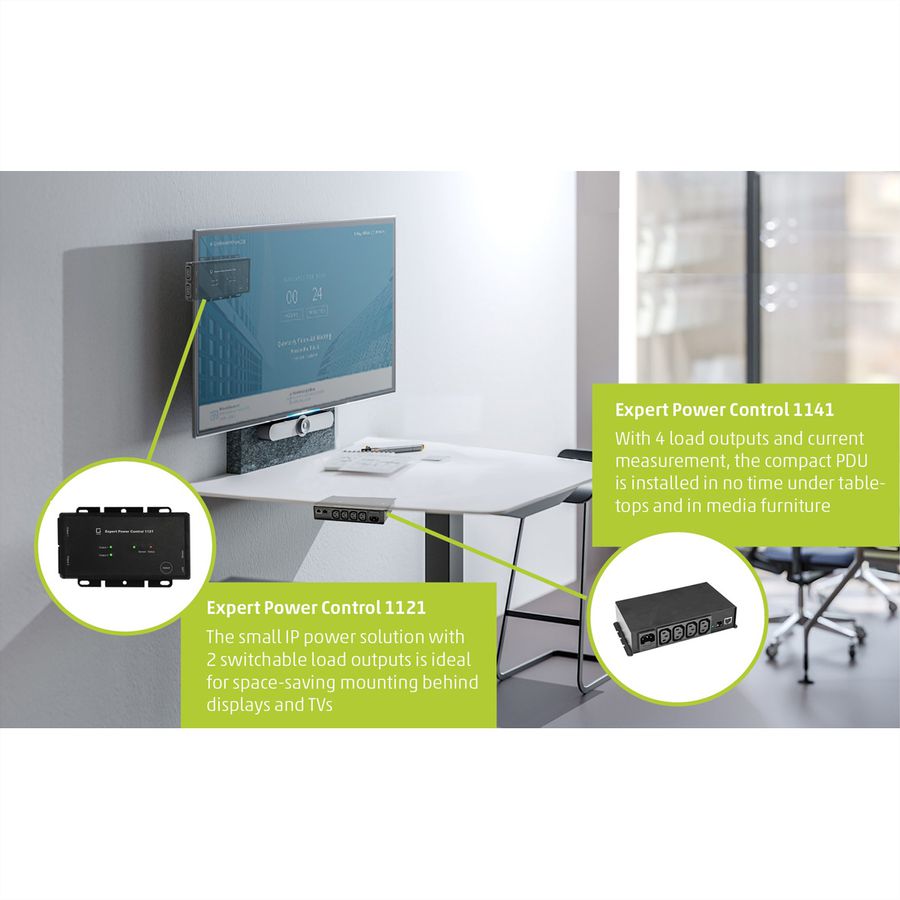 GUDE 1121-1 Small 2-fold switched and metered PDU