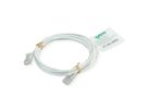 ROLINE GREEN UTP patchkabel Cat.6A (Class EA), LSOH, extra dun, zwart, 1 m