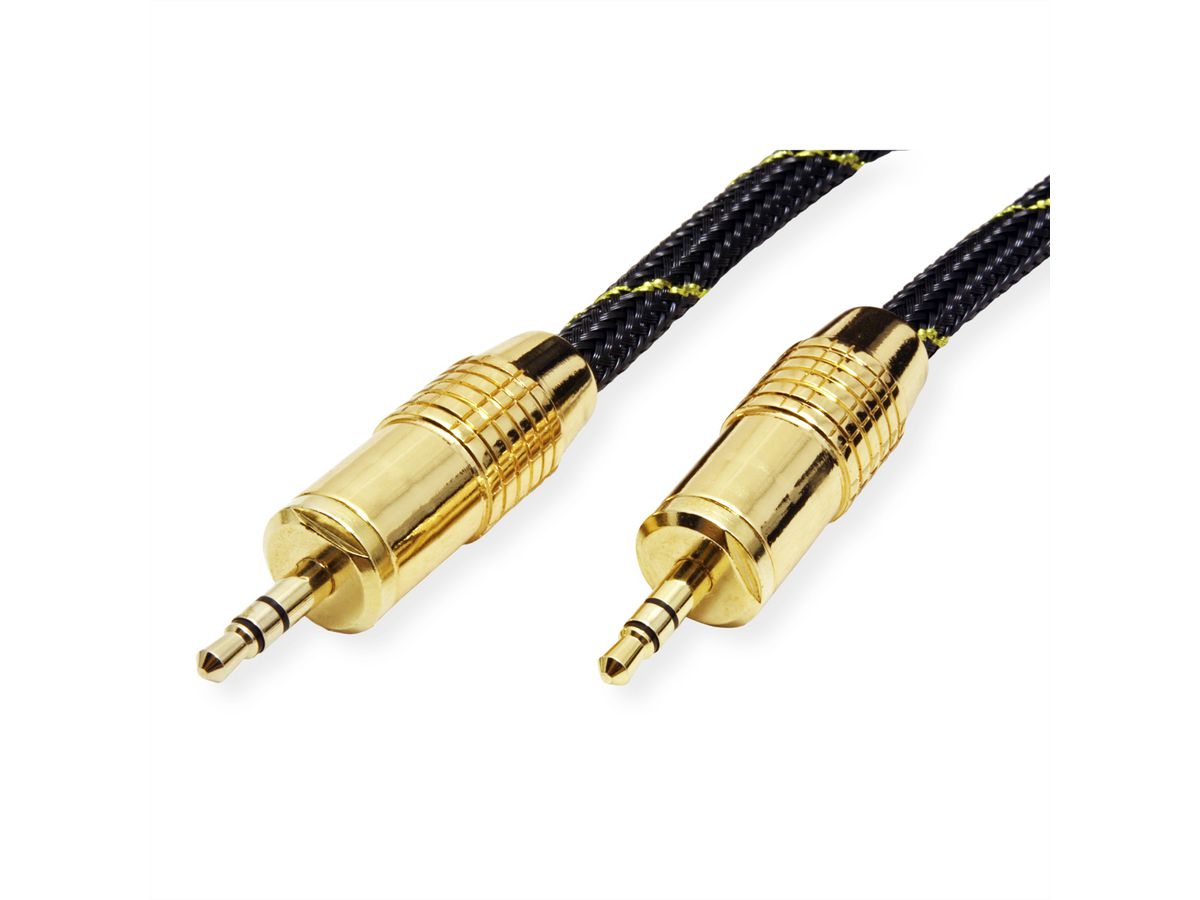 ROLINE GOLD 3.5mm Audio Connetion Cable, M/M, 5 m