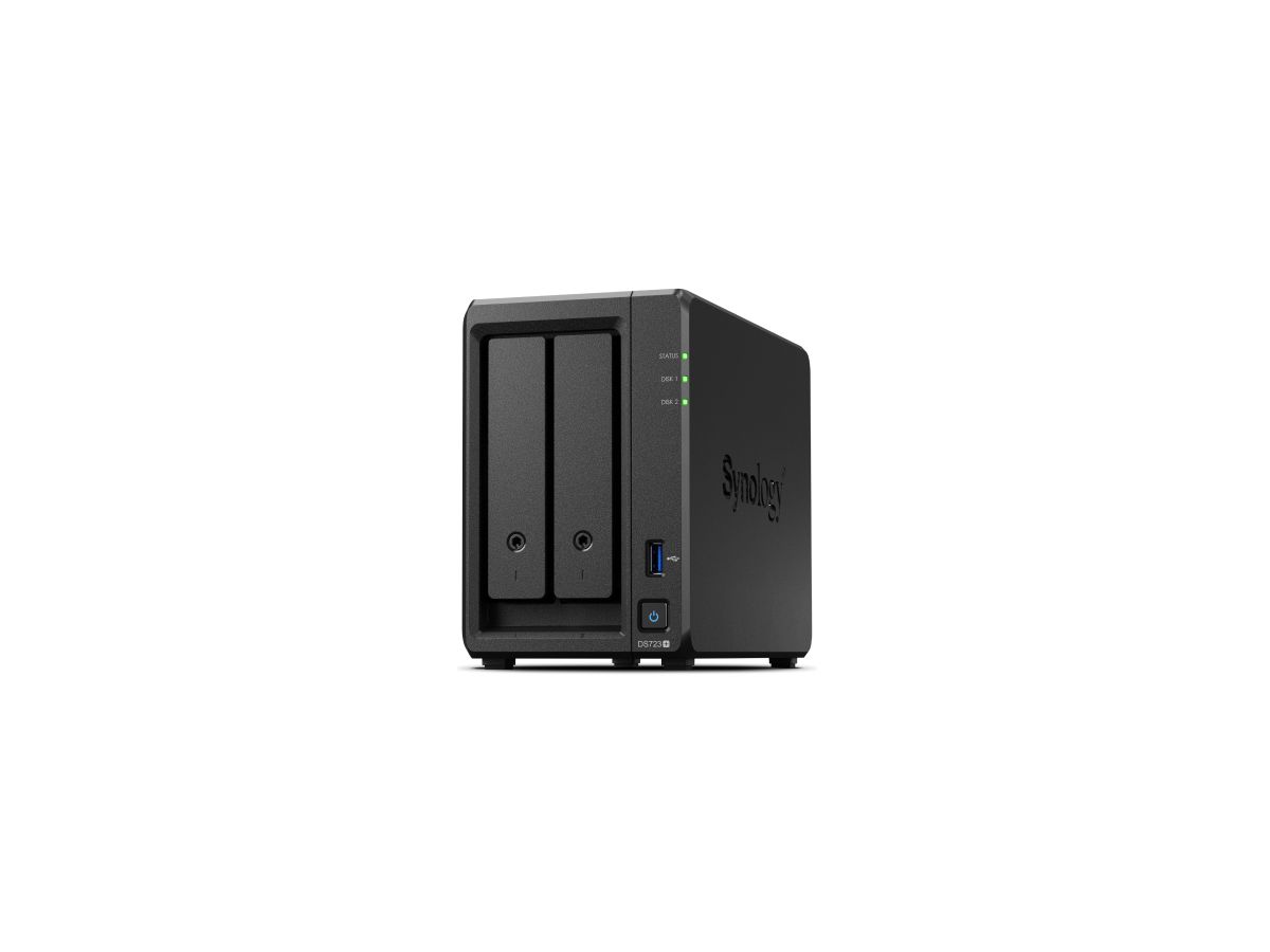 Synology DiskStation DS723+ NAS/storage server Tower Ethernet LAN Black R1600