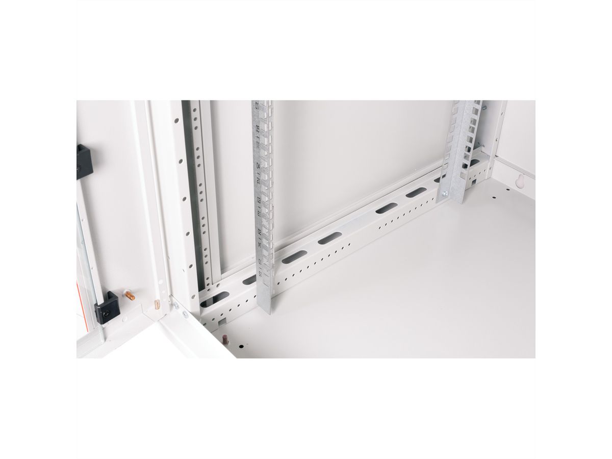 ROLINE 19-inch wandbehuizing Basic Plus 15U, 600x600 BxT grijs