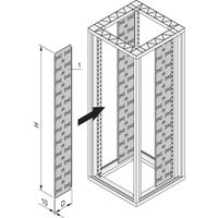 SCHROFF Eurorack Cable Panel, RAL 7035, 38 U 1798H 150W