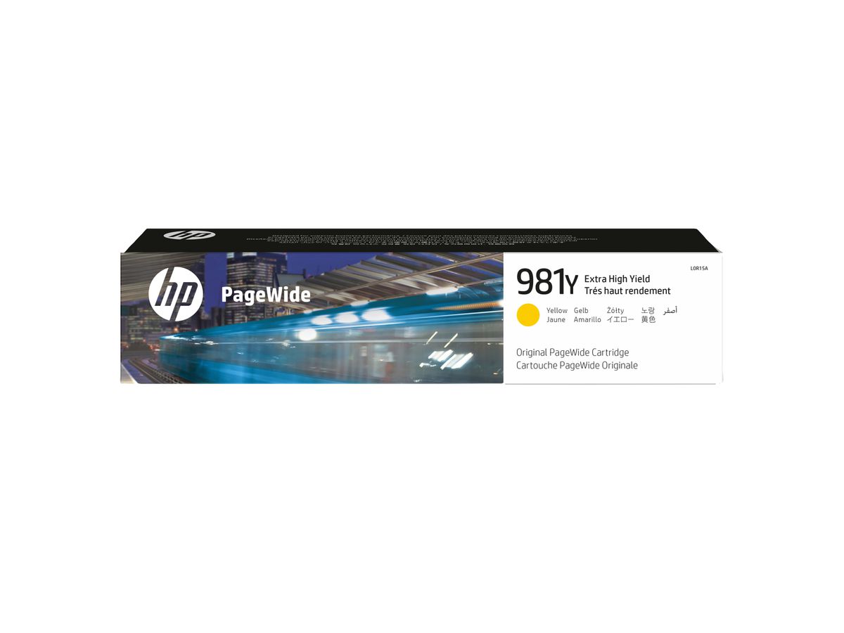 HP 981Y Extra High Yield Yellow Original PageWide Cartridge