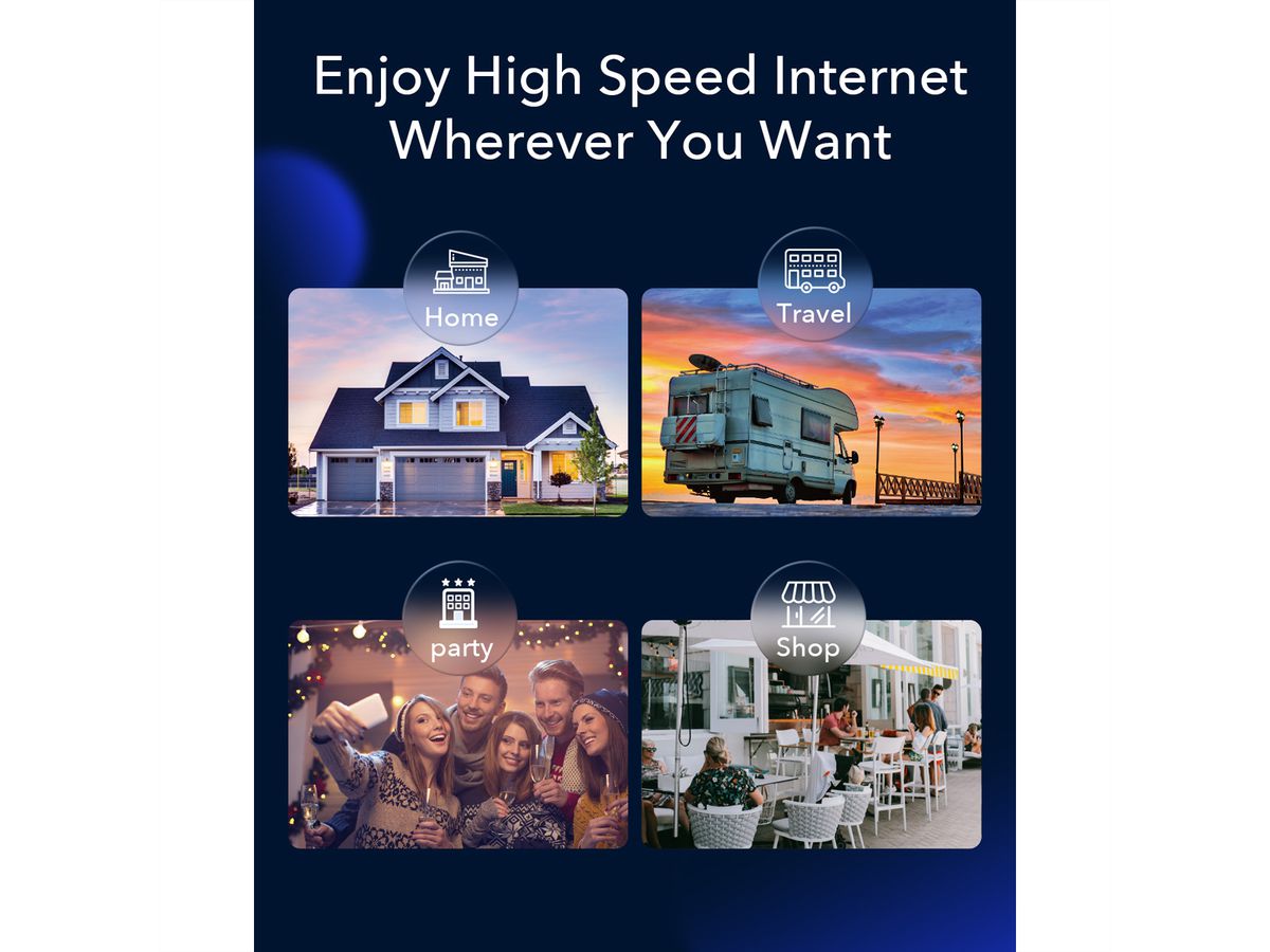 CUDY P5_EU AX3000 Wi-Fi 6 5G Mesh Router Gigabit