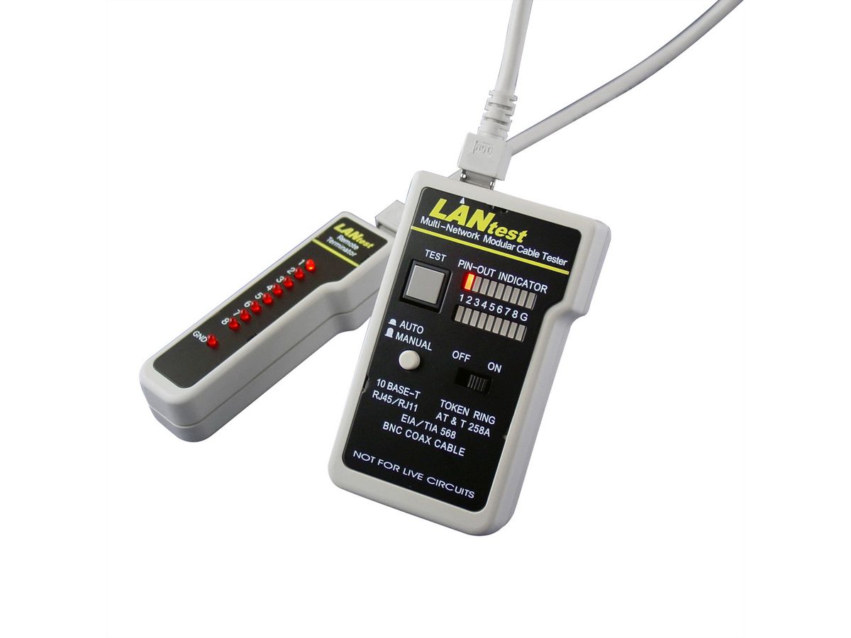 HOBBES LANtest Multinetwork Cable Tester