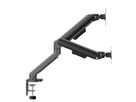 STANDARD Dual-Monitorarm, Mechanische Feder, 17–32 Zoll, max. 2 × 10 kg, schwarz