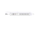 BACHMANN PRIMO 2 6xCEE7/3 1xGVS 1xSwitch with loop RAL6028