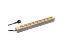 SCHROFF contactdoosstrook, SCHUKO, 9 contactdozen, 19".