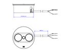 BACHMANN TWIST 2 2xCEE7/3 2.0m AEH RAL9010 30GE round