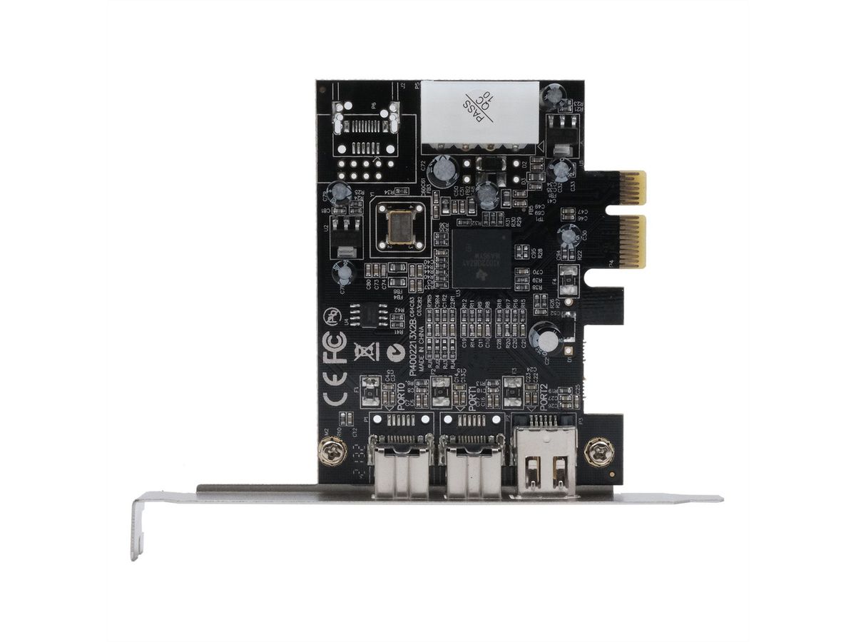 EXSYS EX-16601 PCIe FireWire IEEE1394B 3 Ports