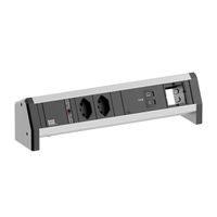 BACHMANN DESK 2xCH 90° 1xUSB C/C 100W, 1xCM