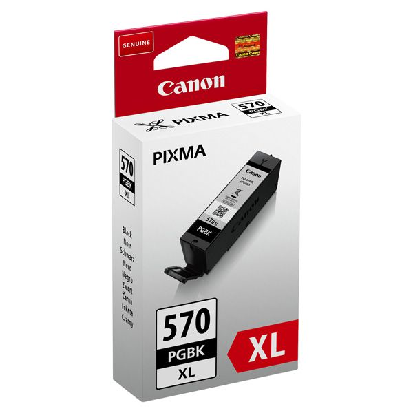 PGI-570XL PGBK, inkttank gepigmenteerd zwart, ca. 500 pagina's voor PIXMA MG5750