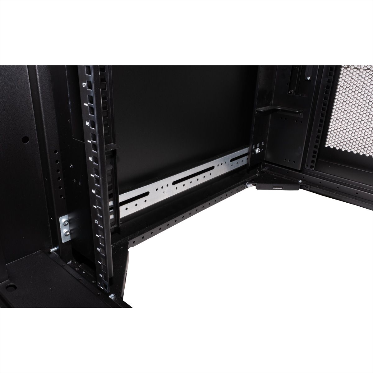 ROLINE colocation-kast 47HE 800x1000 mm, 3 compartimenten, zwart