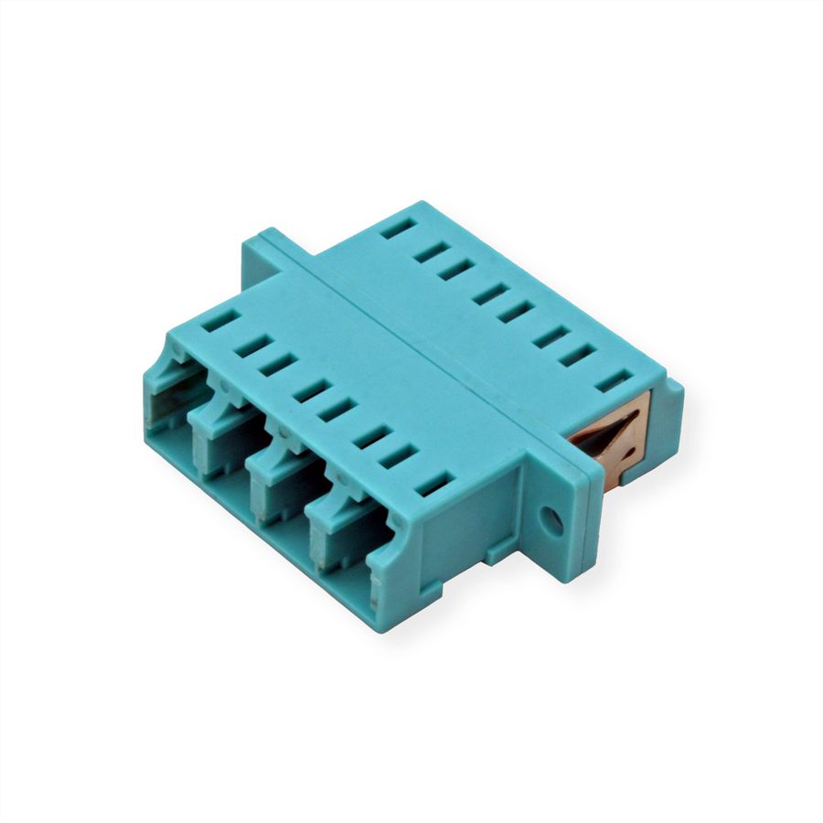 VALUE  Fibre Optic Adapter LC quadruple, OM3, PB