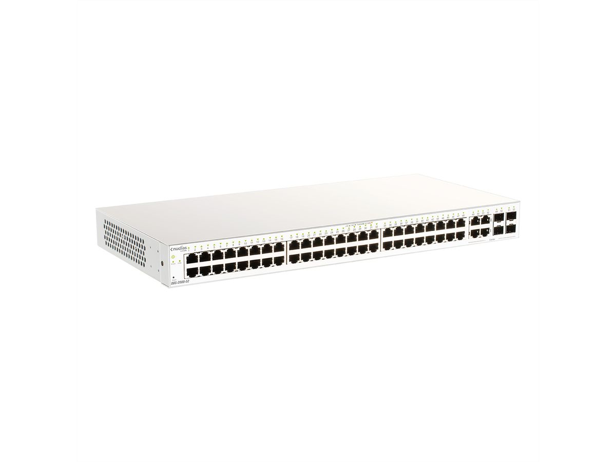 D-Link DBS-2000-52 Gigabit Switch 52-Poorts Nuclias Cloud Managed Layer2