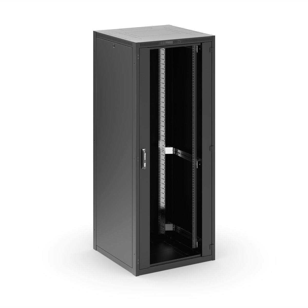 CONTEG RI7 ISeven IT-kast 42 U, 800 x 1000 mm, zwart