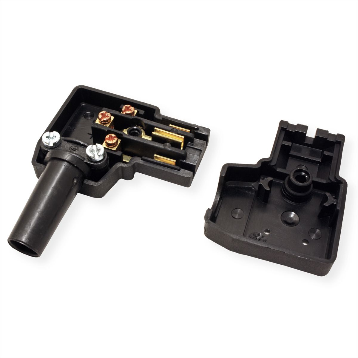 BACHMANN Apparaten stroom connector g IEC320 C13 10A/250VAC, zwart