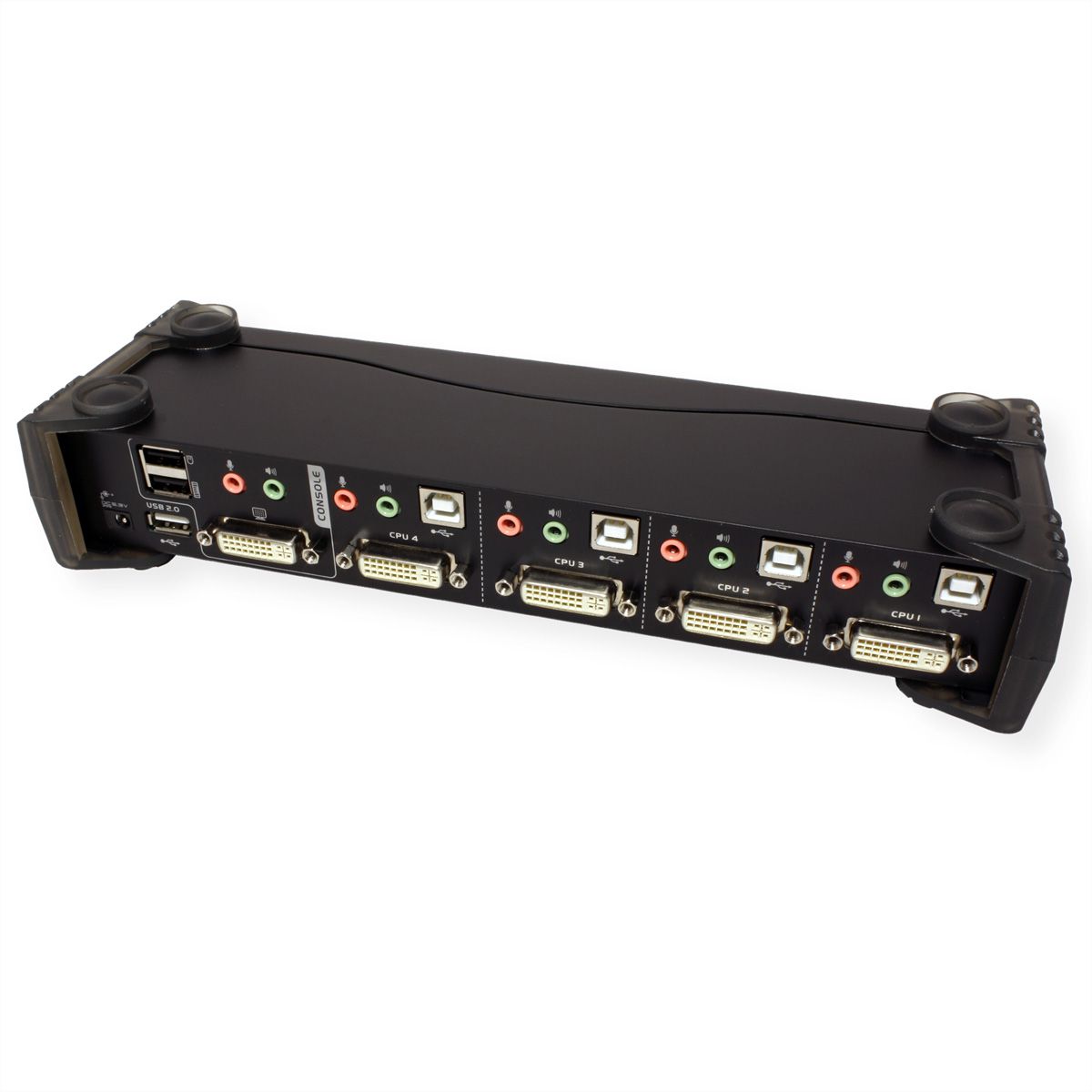 ATEN CS1764A KVM Switch DVI, USB, Audio, USB Hub, 4-Poorts