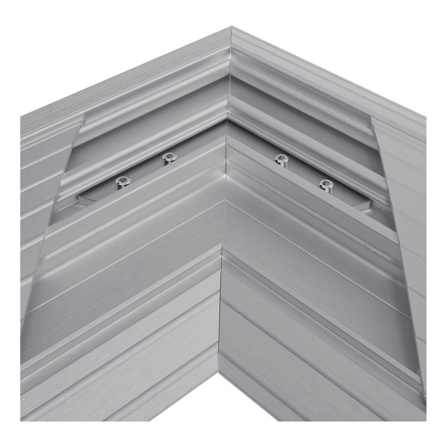 DATAFLEX Addit cable protector, corner-connection 482, silver