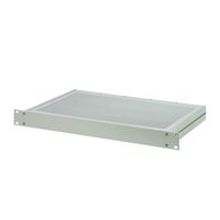 SCHROFF MultipacPRO 19" Chassis, Aluminum, Perforated Top and Base, 3 U, 400 mm