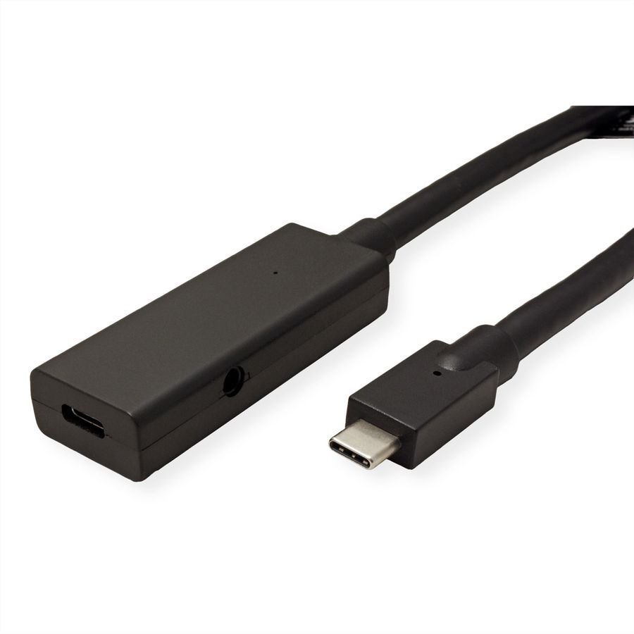 ROLINE USB 3.2 Gen 2 Repeater Kabel, C-C, M/F, 5 m