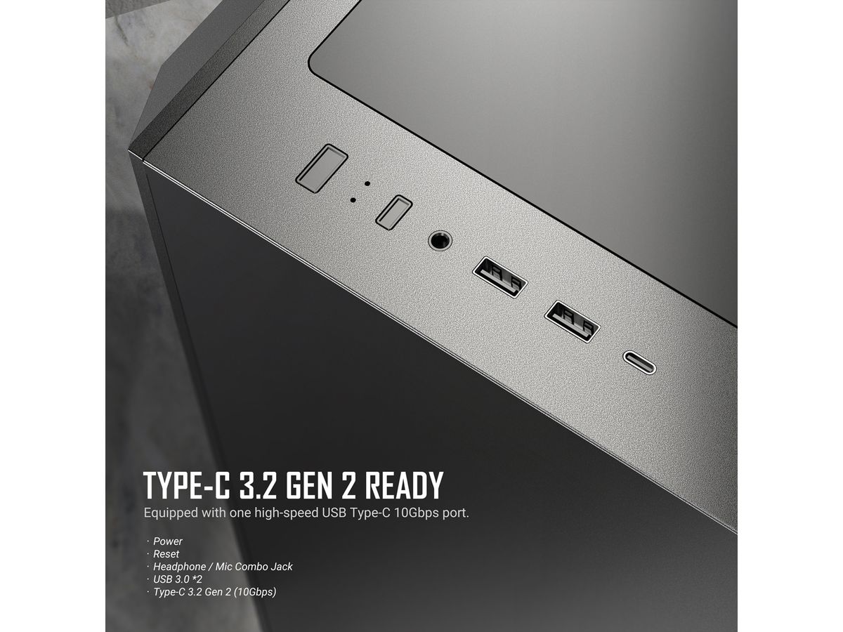 ANTEC Performance P7S Mid-Tower ATX, M-ATX and ITX PC Case, silver