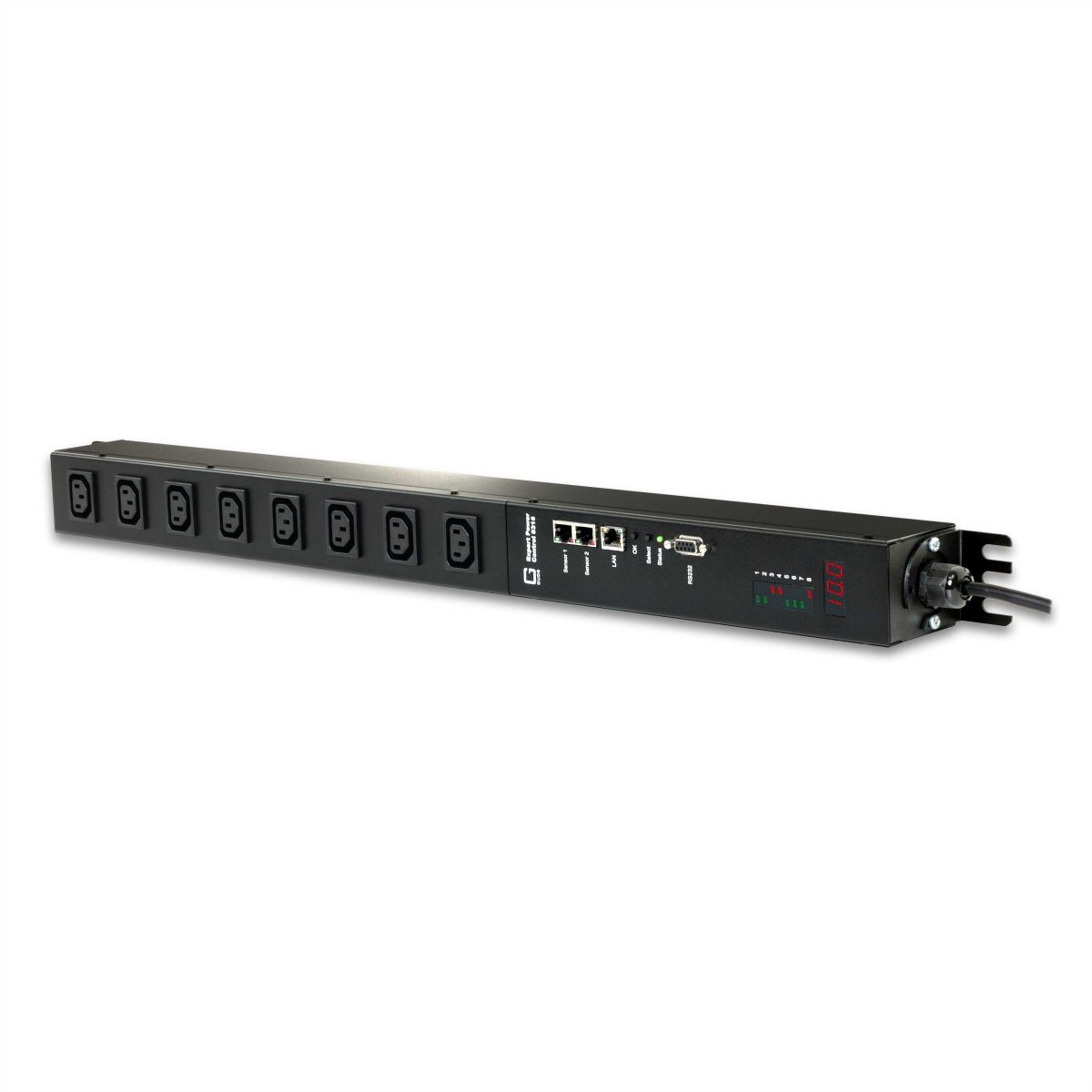 GUDE 8316-2 EPC 8xC13 geschakelde PDU met energiemeting per belastingsuitgang