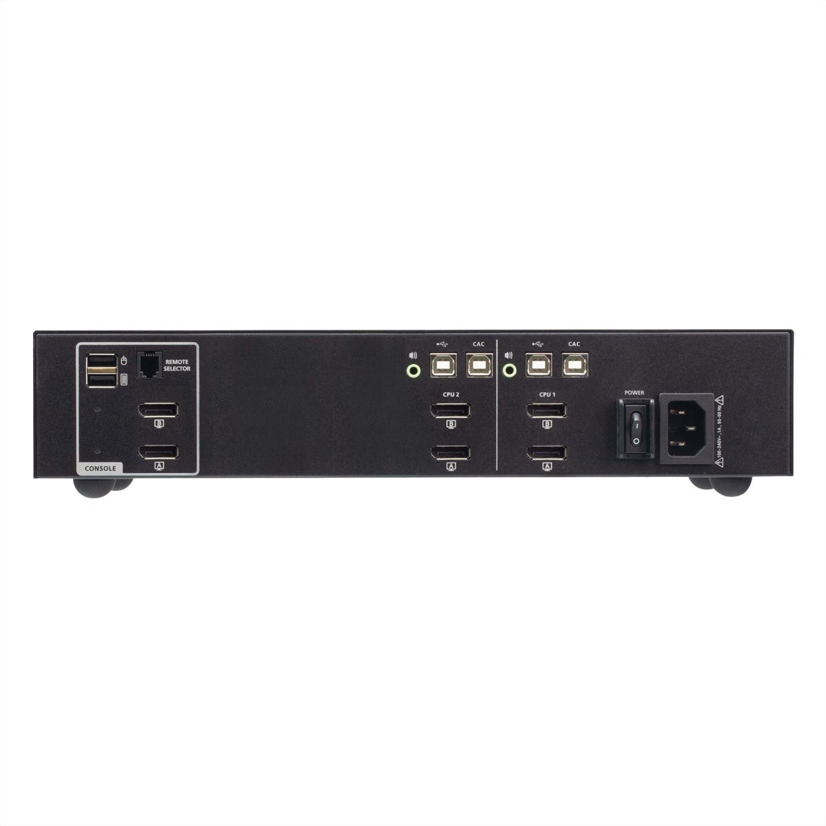 ATEN CS1142DP4C 2-Poorts USB DisplayPort Dual Display Secure KVM Switch met CAC