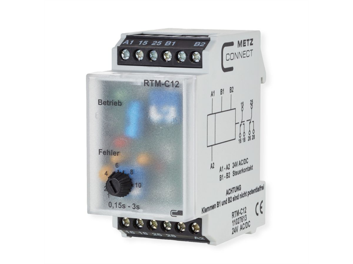 METZ CONNECT RTM-C12, 24 V AC/DC tijdrelais