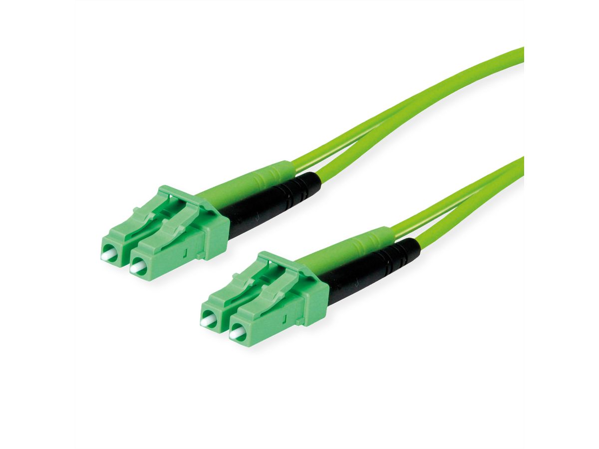 TELEGÄRTNER FO duplex patch cord 2x G50/125 OM5, 1x LC Duplex - 1x LC Duplex, green, 3 m