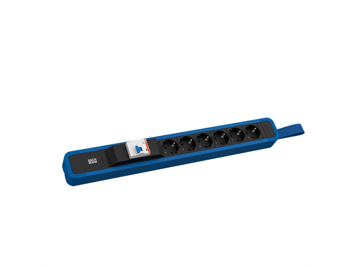 BACHMANN PRIMO 2 6xCEE7/3 1xFI with loop 2.0m CEE7/7 RAL5010