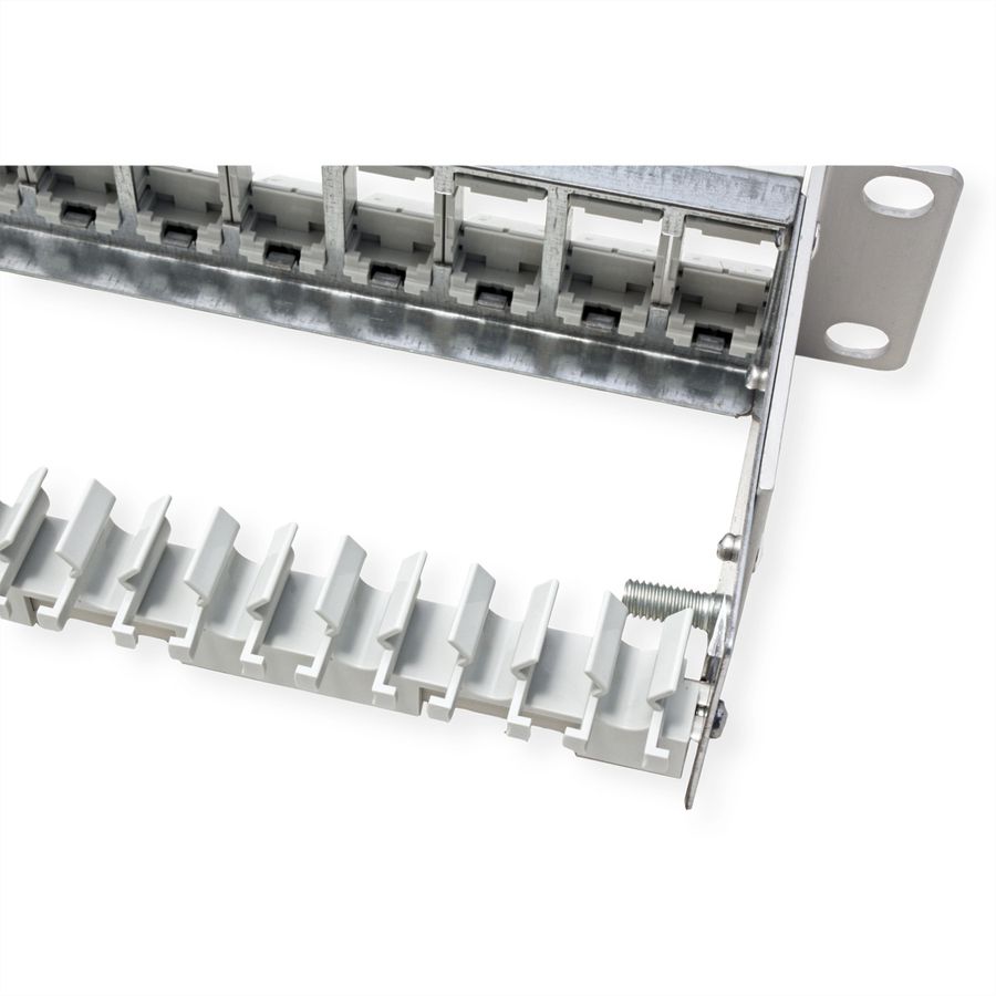 METZ CONNECT 19" Paneel 1HE Moduledrager leeg voor 24 modules (E-DAT of C6A)