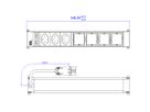 BACHMANN POWER FRAME 3xCH 4xCM 0,2m GST18