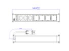 BACHMANN POWER FRAME 3xCH 4xCM 0,2m GST18