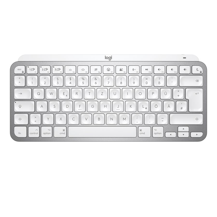 Logitech MX Keys Mini For Mac Minimalist Wireless Illuminated Keyboard toetsenbord Bluetooth QWERTY Engels Wit
