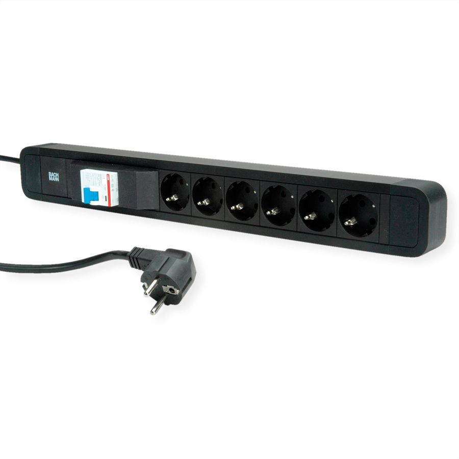 BACHMANN PRIMO 2 6xCEE7/3 1xFI, black, 2 m