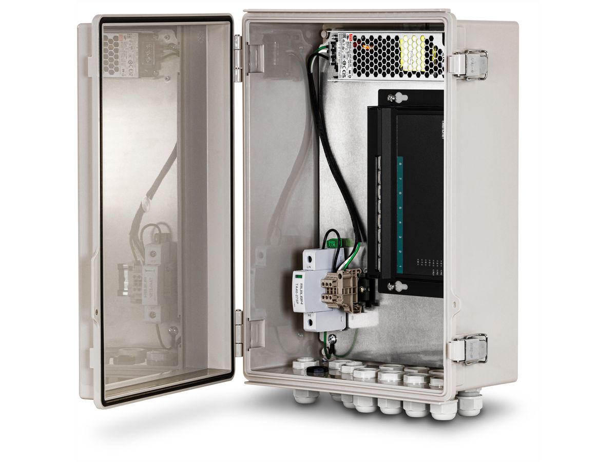 TRENDnet TI-CA3K Outdoor IP68 weerbestendige behuizing incl. voeding , grijs