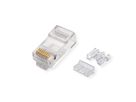 ROLINE Cat.6A (Class EA) Modular Plug, unshielded, for Solid/Stranded Wire, 10 pcs.