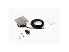 BACHMANN TWIST 2 1xCEE7/3 1xUSB A/C 22W 2.0m AEH stainless steel look angular