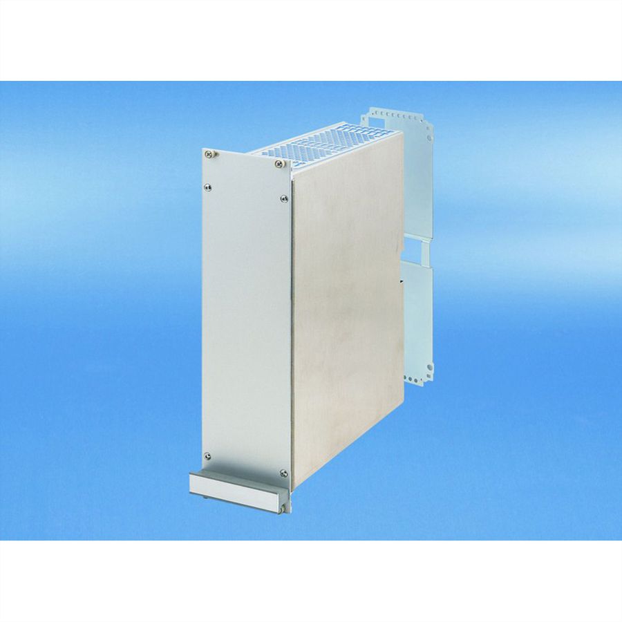 SCHROFF Insteekeenheid met frame PRO-Set, Afgeschermd, geperforeerd, 1 Connector, 6 HE, 42 HE, 167 mm