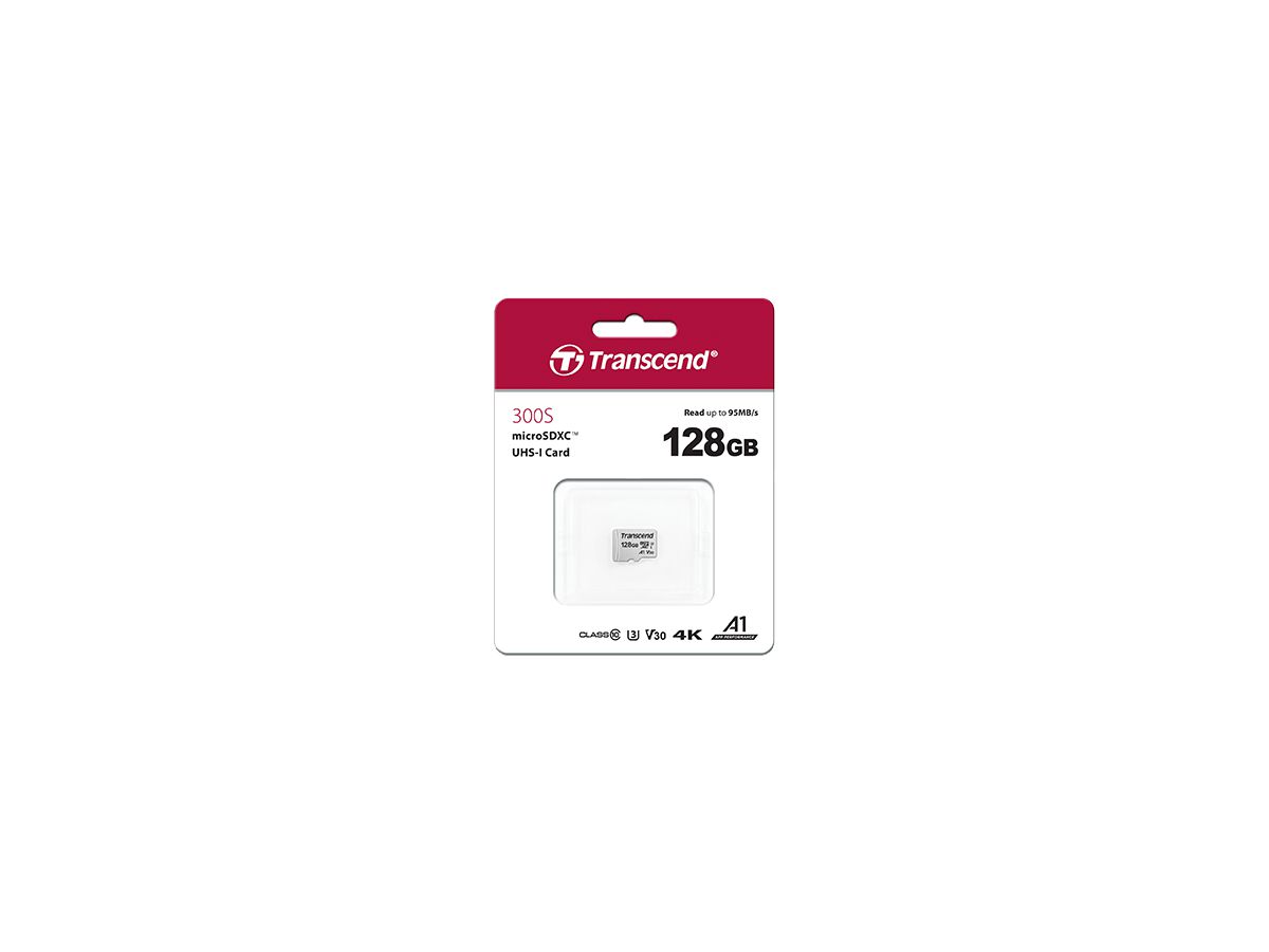 Transcend 300S 128GB MicroSDXC UHS-I Class 10 memory card