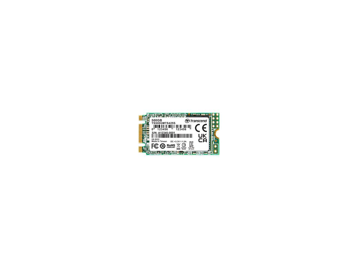 Transcend 425S M.2 500 GB Serial ATA III 3D NAND