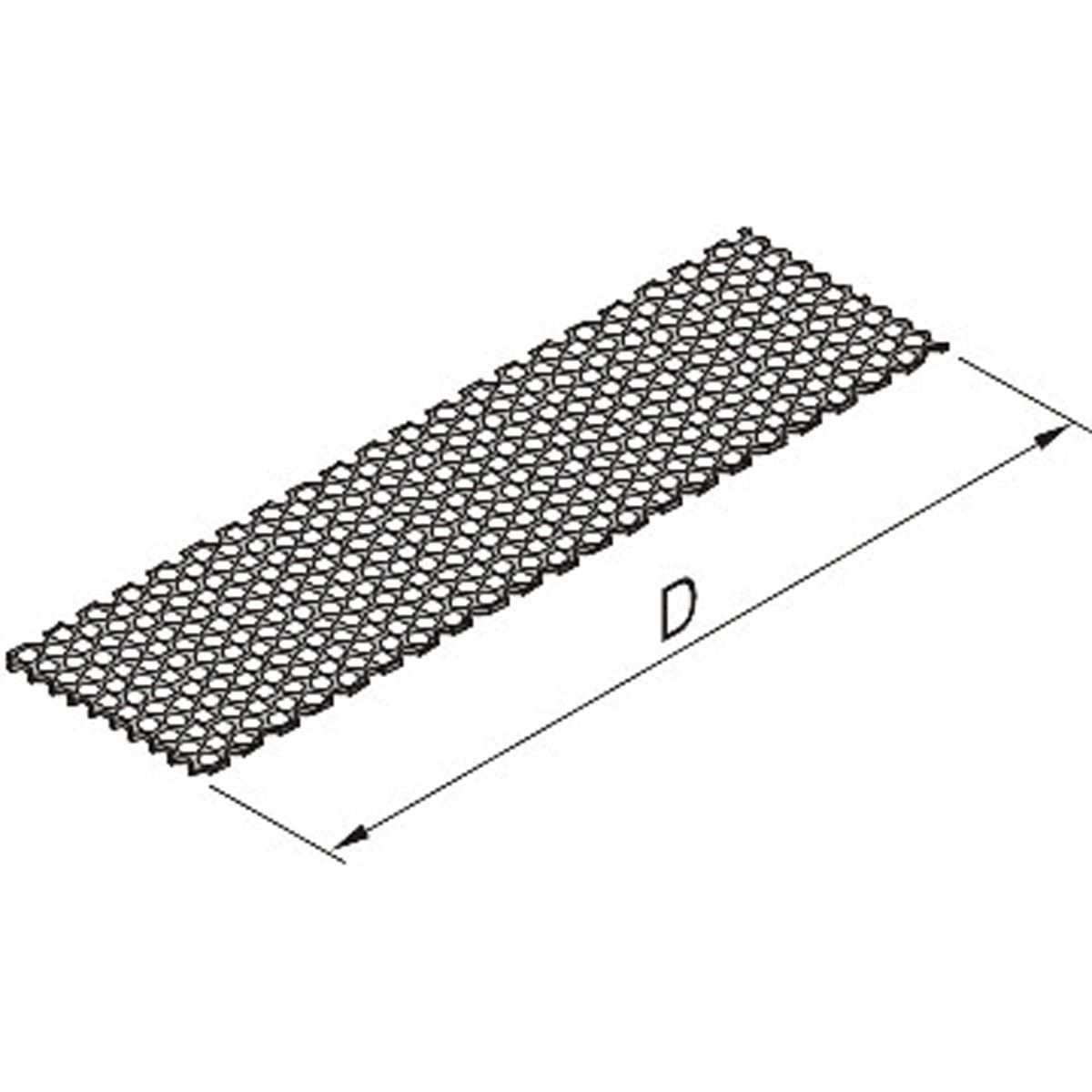 SCHROFF Afdekplaat insteekmodule frame, met perforatie, 10 pk, 167 mm