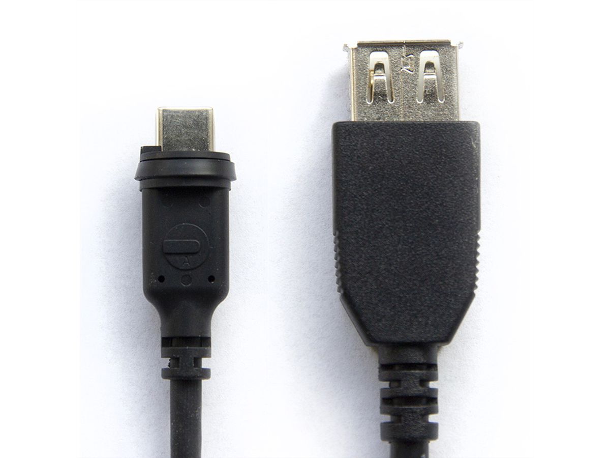 MOBOTIX S74 MiniUSB-C auf USB-A BU Kabel, 1m (für USB-Geräte/Sticks)