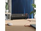 BACHMANN DESK2 2xUK 1xUSB C/C 65W, L=0.2m RAL9005