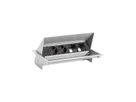 BACHMANN CONEO SET 2x earthing contact 2x ABD, silver