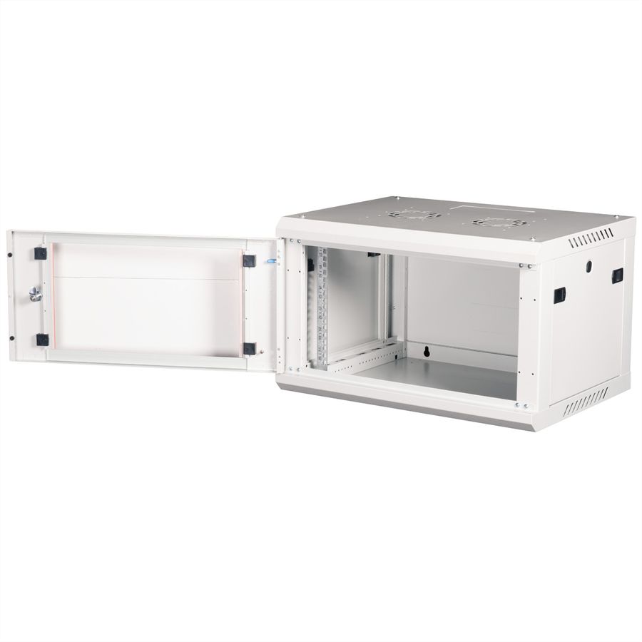 ROLINE 19-inch wandbehuizing Basic Plus 6U, 600x450 BxT grijs