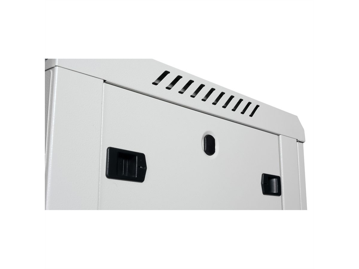 ROLINE 19” wandbehuizing Basic Plus 18U, 600x450 BxT grijs