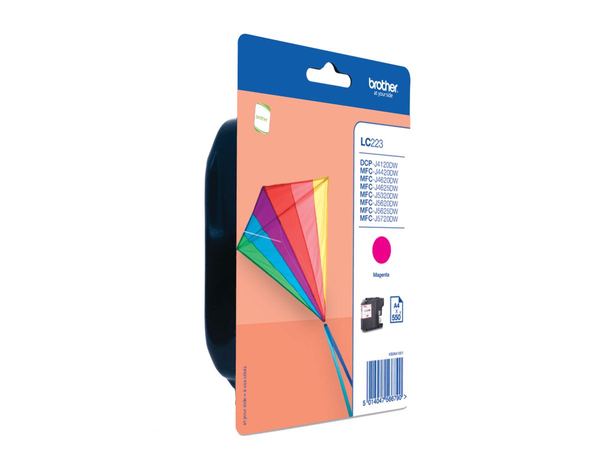 Brother LC223MBP inktcartridge 1 stuk(s) Origineel Magenta