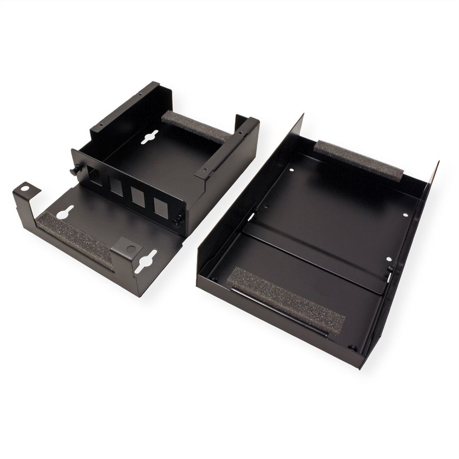 VALUE Wandbehuizing voor 4x Keystones, zwart